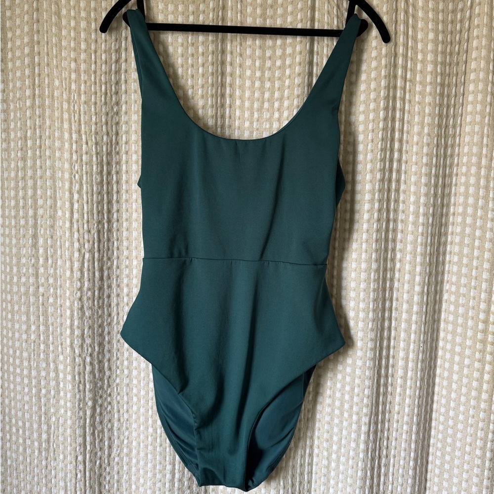 Left On Friday Green One Piece Swimsuit Swimwear XXL